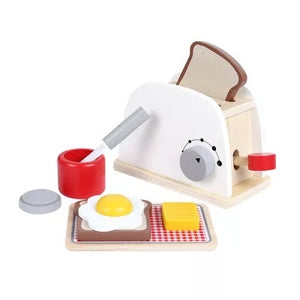 Wooden Toaster Set